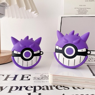 Vỏ Bảo Vệ Hộp Sạc Tai Nghe AirPods3 Geng Ghost Elf 2021 / AirPods3 Họa Tiết Pokemon Dễ Thương Ốp