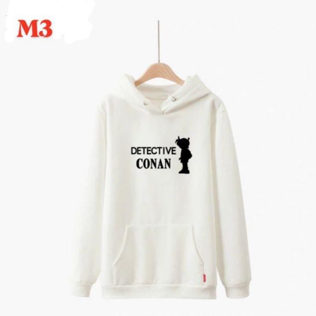 SALE- Áo Hoodie Dài Tay Thám Tử Lừng Danh Conan ( IN THEO YÊU CẦU) - cực ngầu