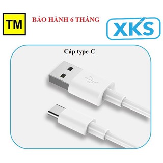 [Chính hãng] Dây sạc nhanh vỏ nhựa dẻo cổng type-C màu trắng XKS (Bảo hành 6 tháng)