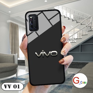 Ốp lưng Vivo V19  - in hình 3D Logo điện thoại