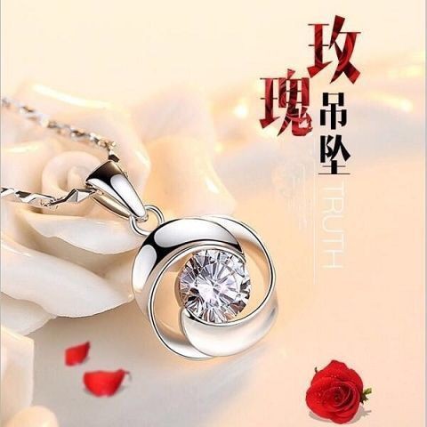 【chuỗi hạt】Đặt hàng ngay hôm nay để gửi quà tặng dây chuyền bạc sterling nữ 925 dây chuyền bạc xương