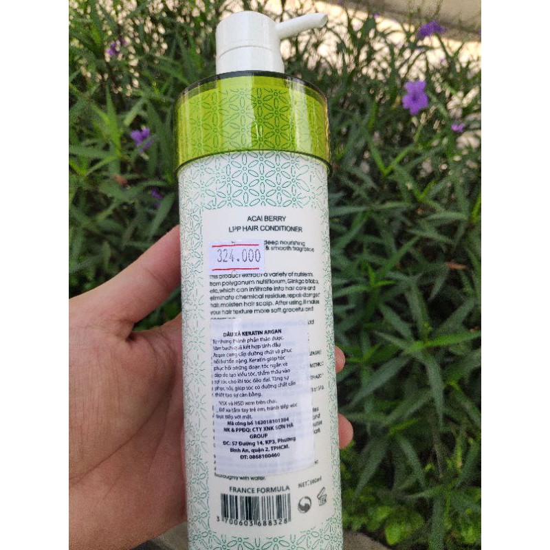 Cặp dầu gội dầu xả Acai Beauty chai 500ml