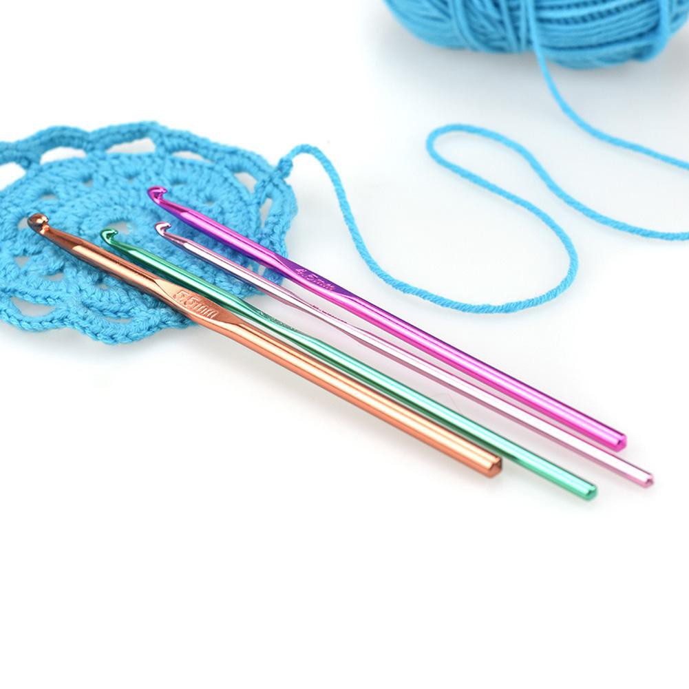 Set 14 kim móc đan len chất liệu nhôm cao cấp tiện dụng