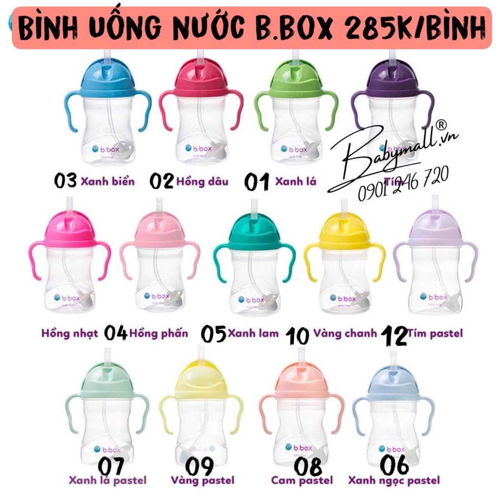 Bình uống nước B.Box Úc chính hãng 3089