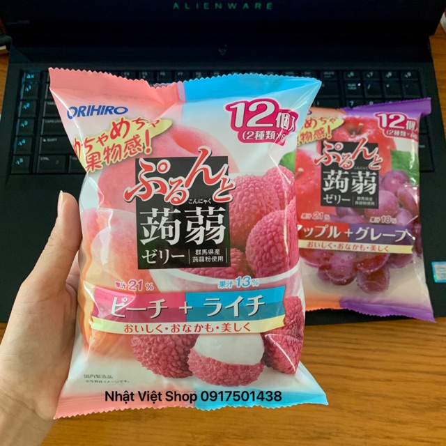 Thạch trái cây Orihiro Nhật Bản