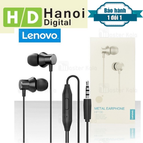 Tai Nghe Nhét Tai Lenovo HF130 Có Dây Tai Nghe 3.5Mm  Có Micro Âm Thanh Siêu Trầm