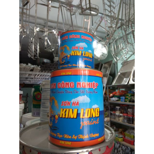 Sơn Lót Mạ Kẽm Kim Long 4kg Hàng Chuẩn Công Ty