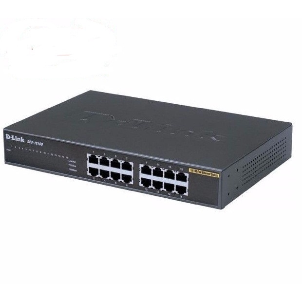 Thiết bị mạng Switch DLink 16P DES 1016D