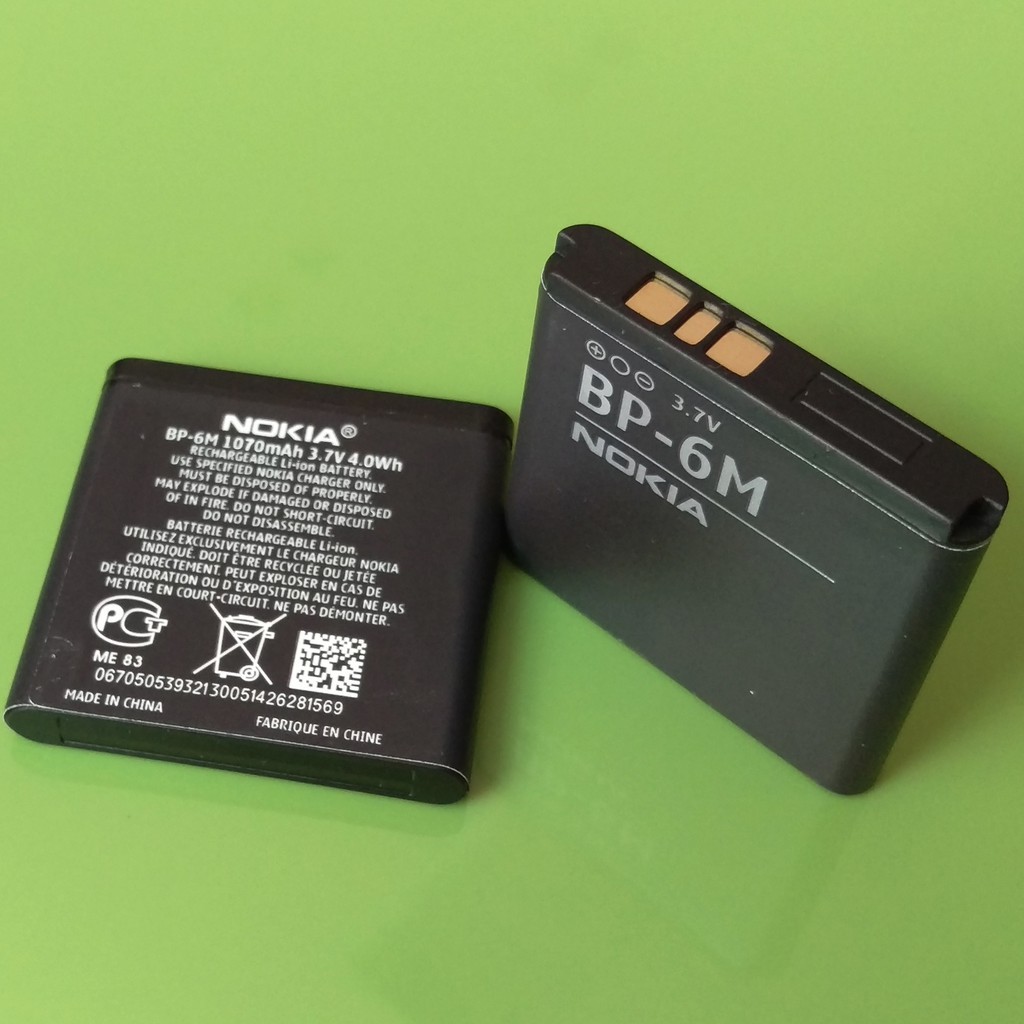 Pin zin 6M Cho Đện Thoại Nokia 6233 / 6234 / 9300 / N73 / N93