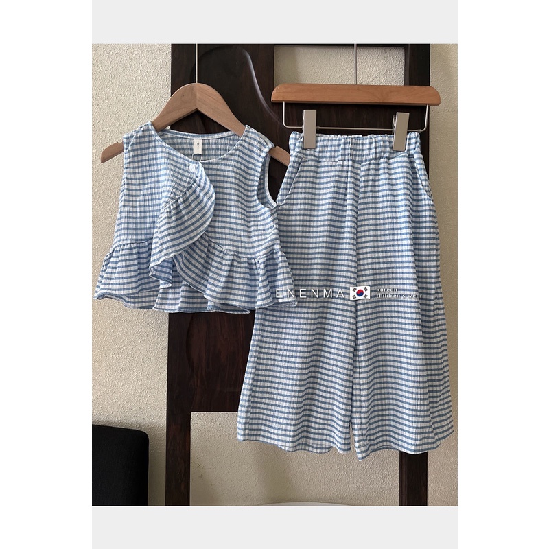 Set Áo Thun Ngắn Tay Và Chân Váy Phong Cách Hàn Quốc Dành Cho Bé Gái