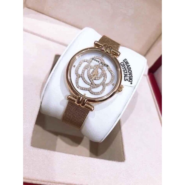 Đồng Hồ Nữ Anne Klein dây kim loại case 34mm