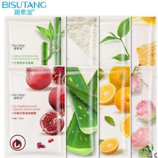 Combo 100 miếng mặt nạ bisutang 8 loại trái cây