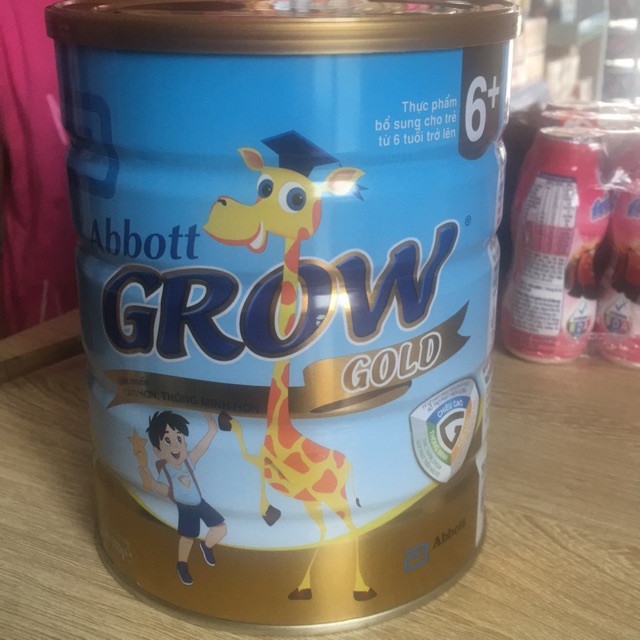 Sữa Aboot Grow gold 6+ loại (900g) Date 2/2024..