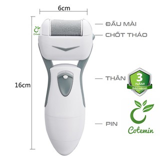 [TẶNG KÈM ĐẦU MÀI] Máy chà gót chân Callous Remover COTEMIN
