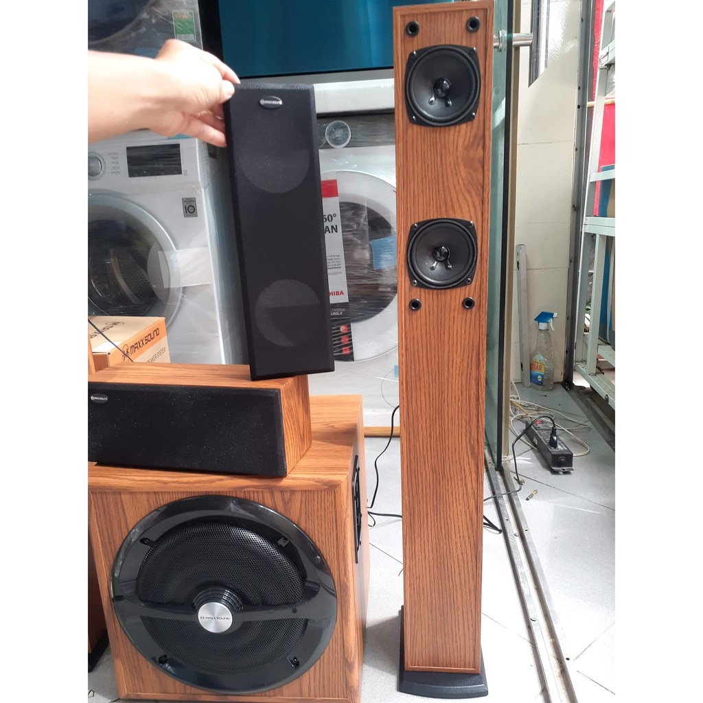 Loa vi tính 2.1 Maxxsound MS9 - Nghe nhạc cực phê, công suất lớn, bass mạnh, treble hay, có kết nối bluetooth....