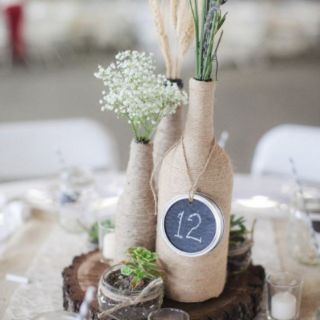 Cuộn dây thừng/dây gai decor vintage