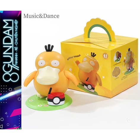 Hộp Nhạc Music Box 2022 KFC Exclusive Pokemon "Vịt tâm thần" Psyduck (tặng kèm pin)