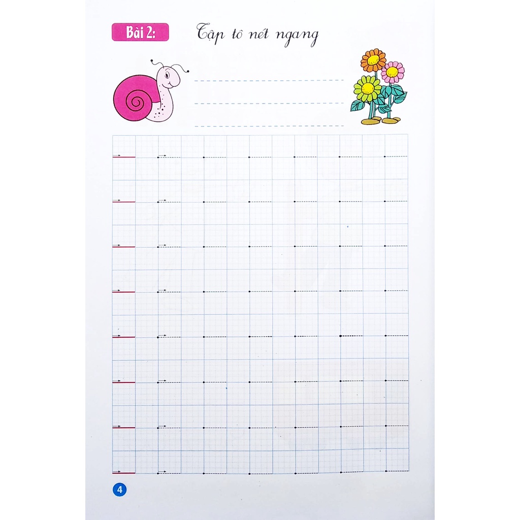 Sách Tập Tô Mẫu Giáo - Nét Cơ Bản 1 (Dành Cho 3-4 Tuổi)