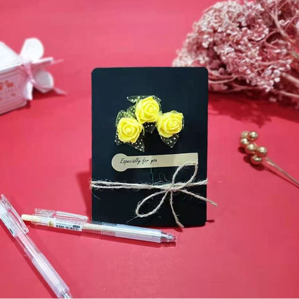 Set thiệp hoa DIY đơn giản dễ làm Thiệp Valentine's Thiệp sinh nhật người yêu Handmade Card Set - Saigonir [S619]