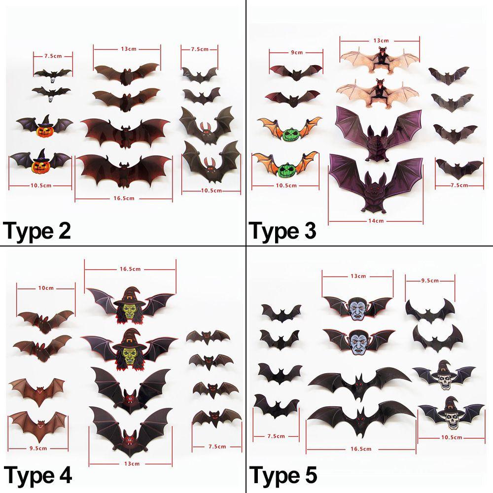 Bộ 12 Sticker Hoạt Hình Trang Trí Halloween