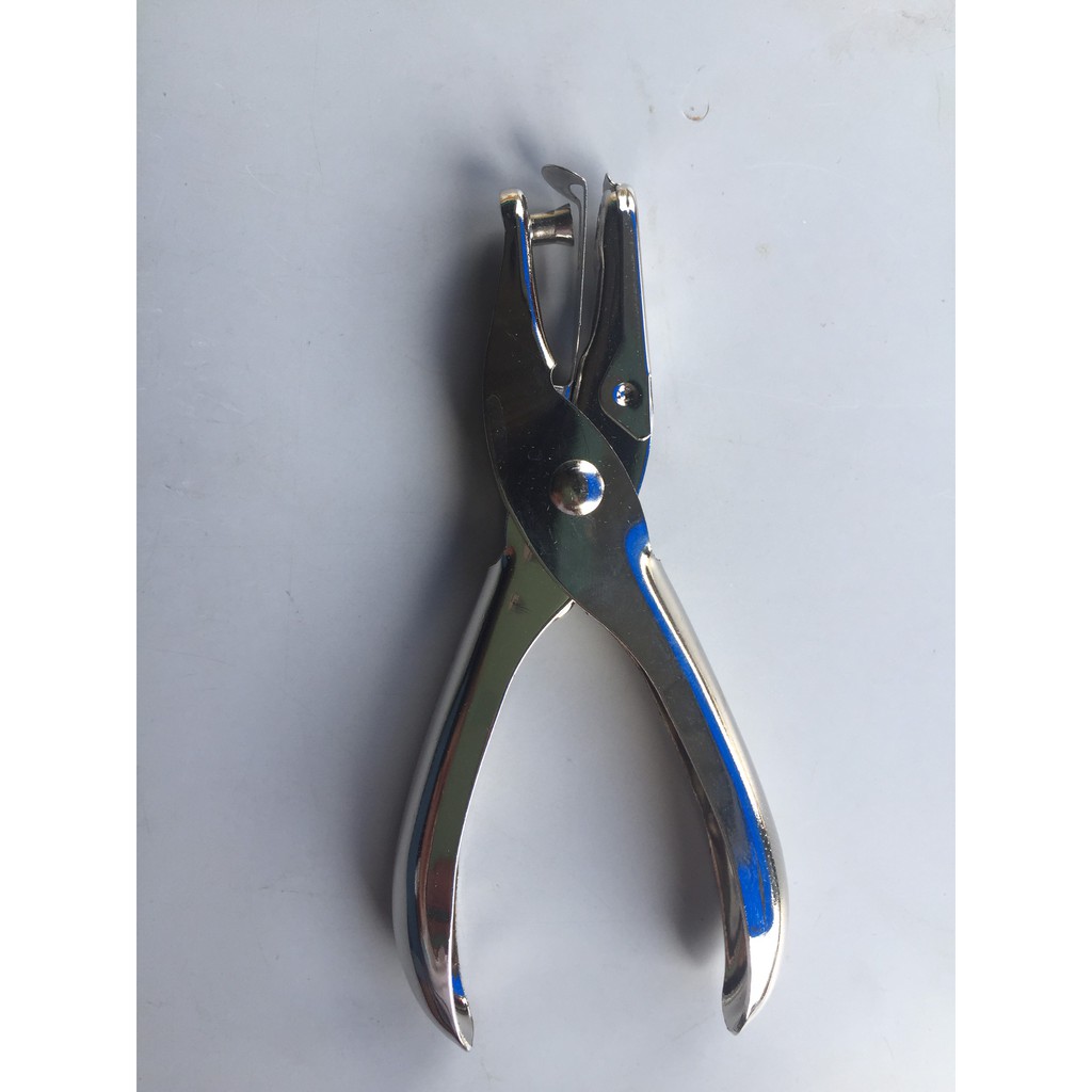kìm bấm lỗ giấy hoặc vải dạ bấm 1 lỗ đơn làm thẻ học, giáo cụ dạy trẻ...