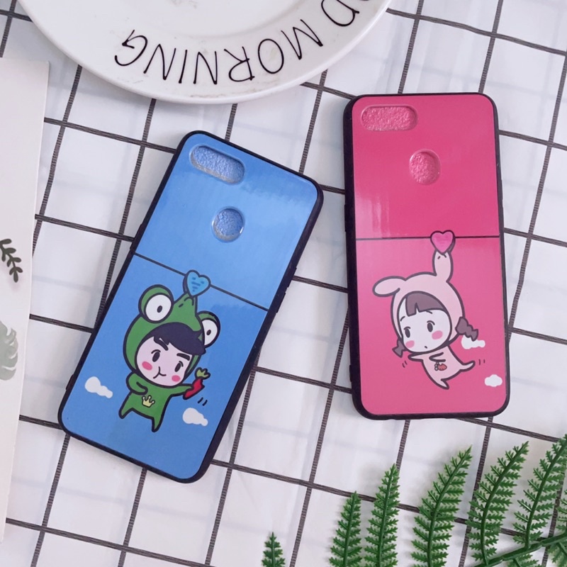 Ốp Lưng Oppo F9/A5S Viền Nhựa Dẻo Hình Kute