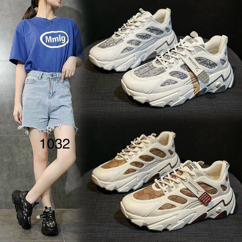 FREESHIP GIÀY THỂ THAO NỮ ĐẾ CAO FASHION MS 518