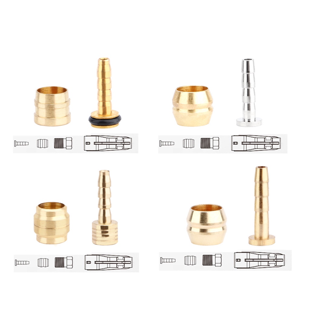 Bộ 10 Đầu Kim Bơm Dầu Phanh Xe Đạp Shimano BH90 / 59