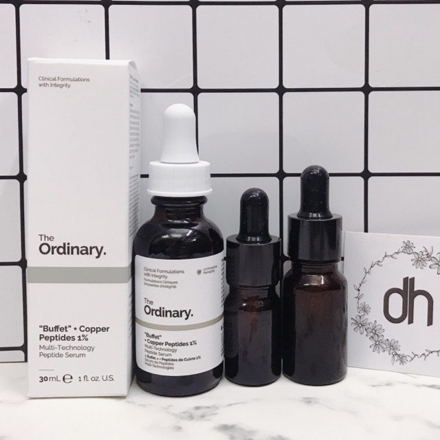 SERUM CHỐNG LÃO HOÁ CAO CẤP THE ORDINARY BUFFET + Copper Peptides 1%