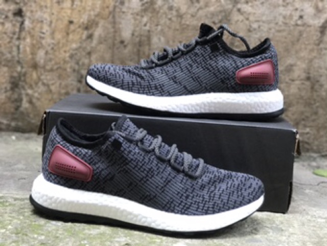 Giày Pure Boost 2017 nam nữ nhẹ êm thoáng bền ôm chân gym chạy bộ