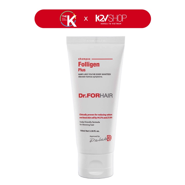 Dầu Gội Ngăn Rụng Tóc dr forhair Folligen Plus 100ml drforhair dr forhair