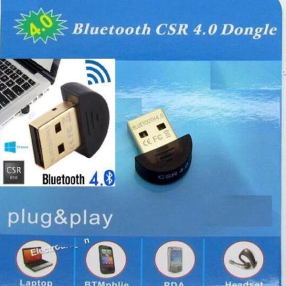 Usb Bluetooth Crs 4.0 Dùng Cho Máy Tính