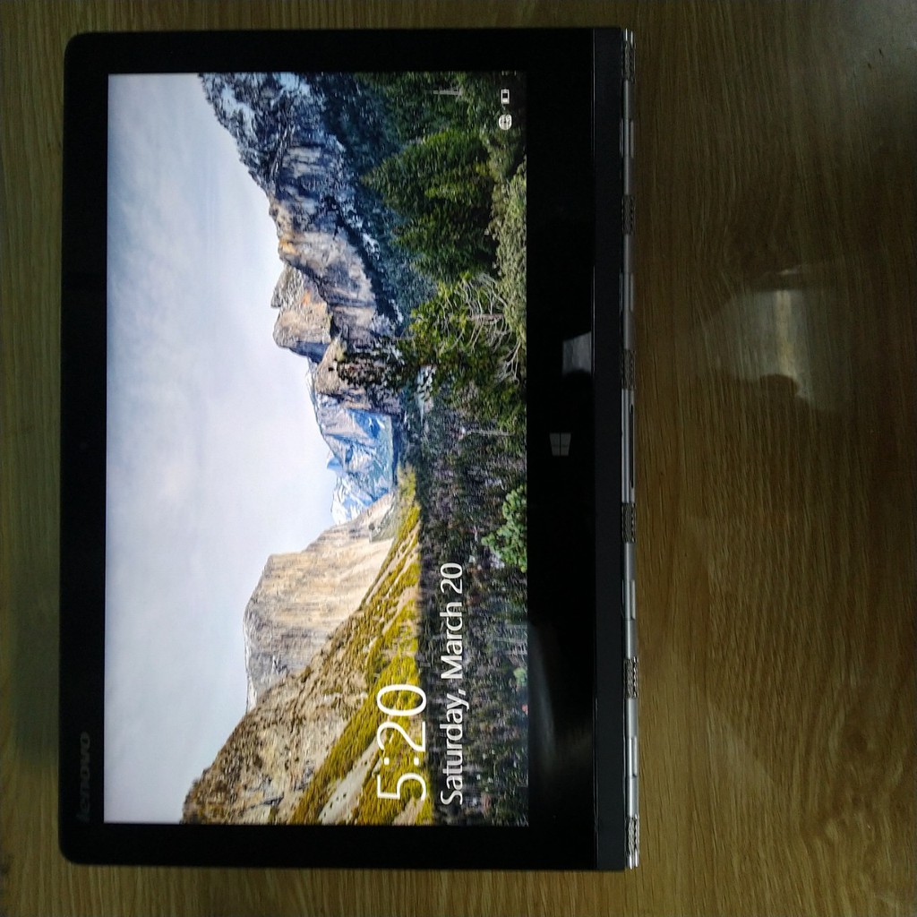 Laptop Lenovo ultrabook 80HE CPU 5i70 ram 8GB SSD 256G, màn cảm ứng bàn phím sáng máy lật 360 độ siêu mỏng