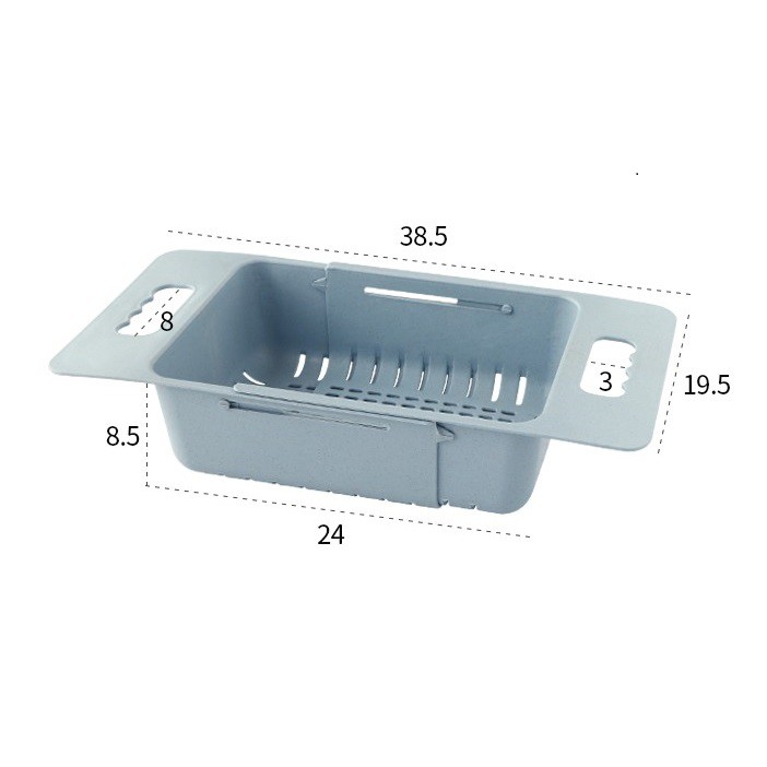 Rổ Gấp Gọn Gác Bồn Rửa Bát, Rửa Hoa Quả, Rửa Rau, Úp Chén Bát Đa Năng