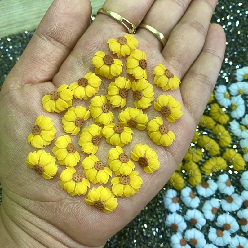 Hoa bột nail hoa hướng dương