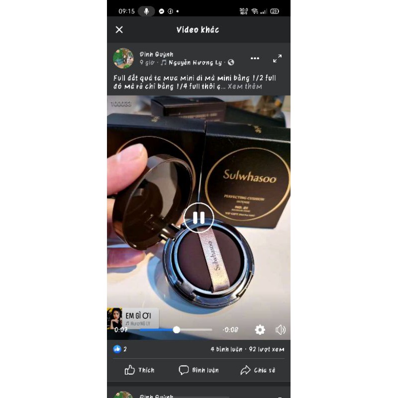 Phấn nước Cushion Sulwhasoo_