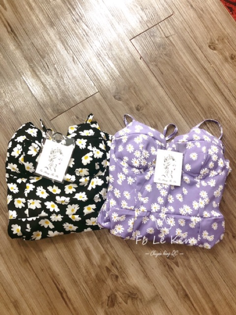 Váy hoa cúc hai dây có đệm ngực 😍 | BigBuy360 - bigbuy360.vn