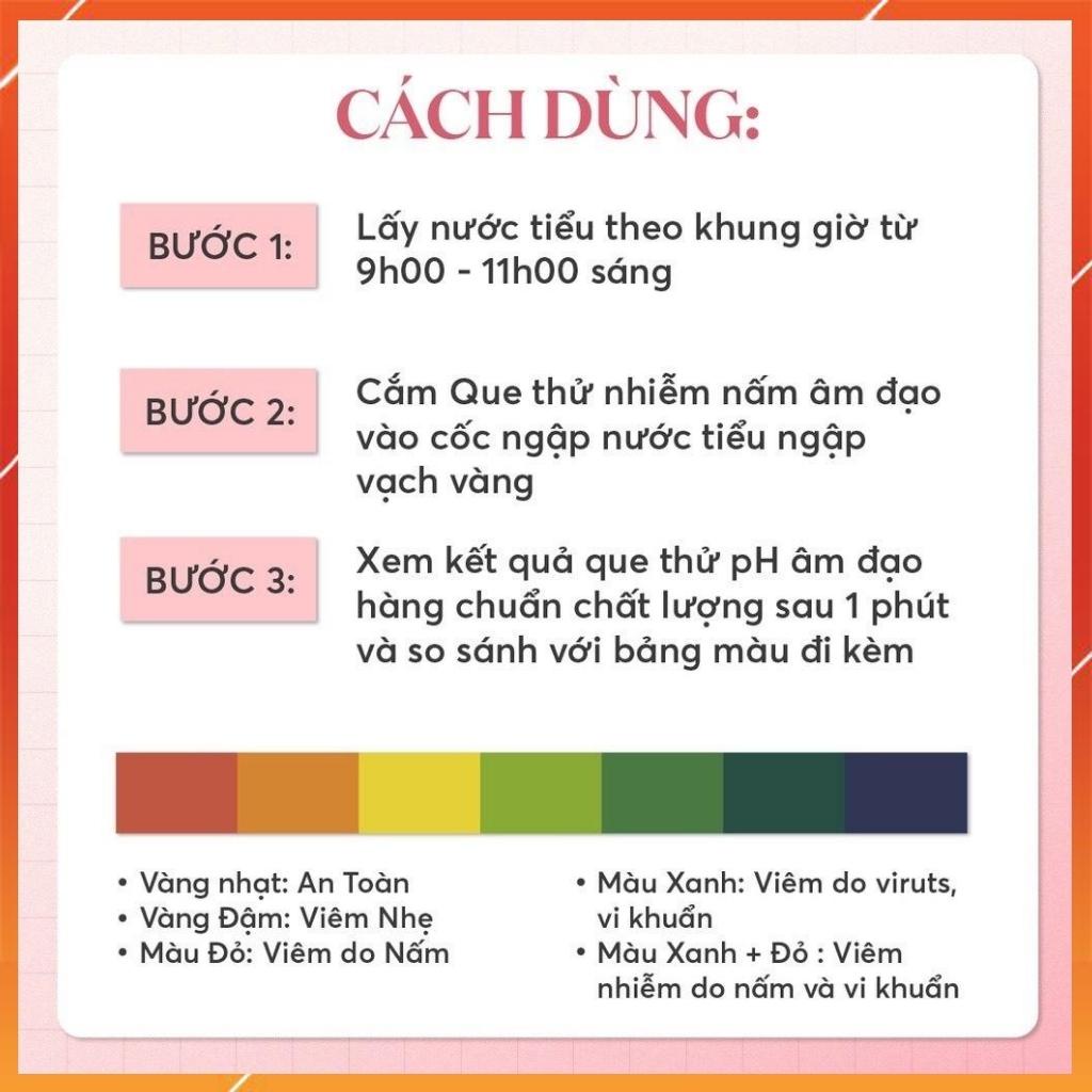 Que kiểm tra viêm âm đạo, Test thử viêm nhiễm phụ khoa chuẩn xác - tặng kèm cốc