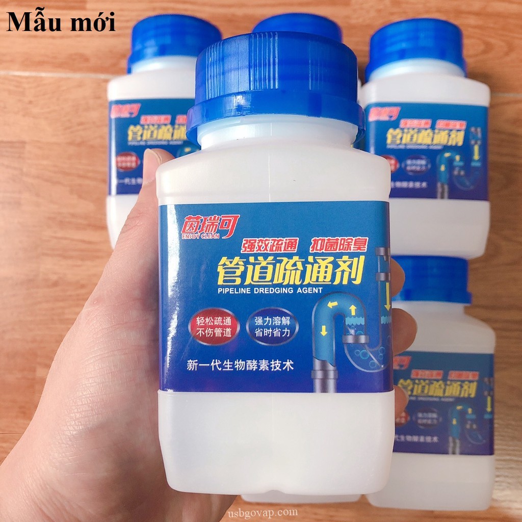 Bột Thông Tắc Cống Loại Lớn Cực Mạnh 260gram Thông Bồn Cầu K001
