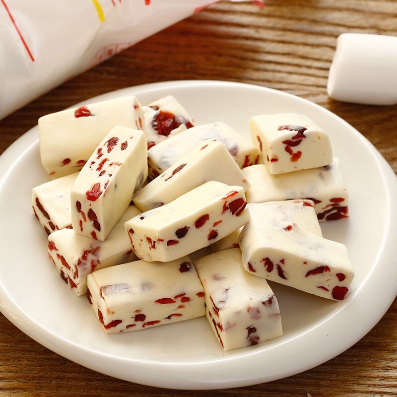 Kẹo bấc trắng, kẹo marshmallow nougat trắng 500g