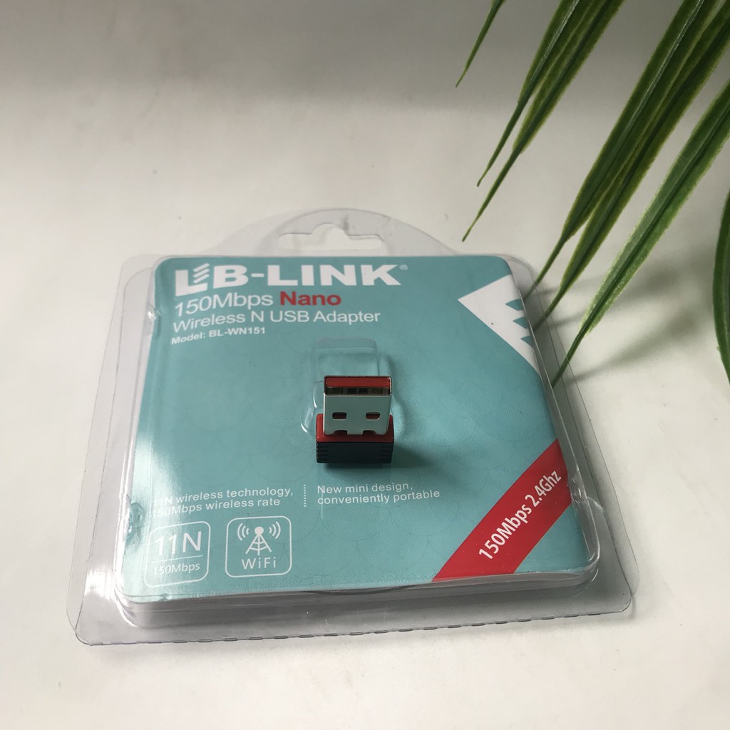 USB thu wifi Lblink 151,Usb Wifi Lblink tốc độ 150Mbps Nano