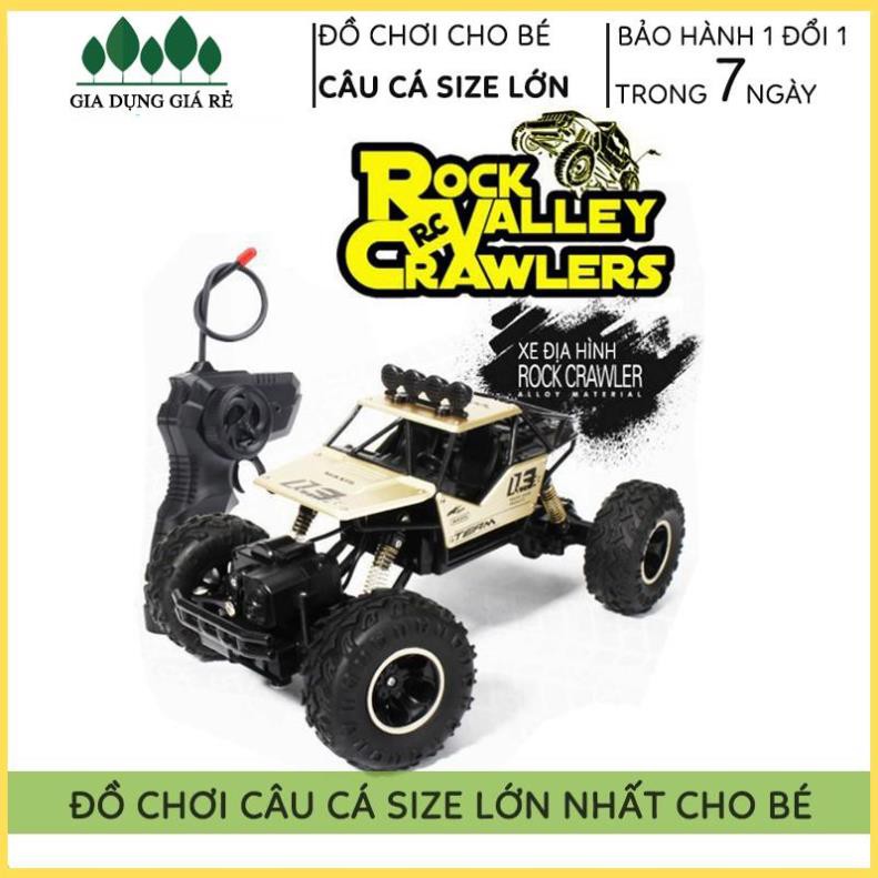 [Giá Sốc] Ô Tô Điều Khiển Từ Xa Rock Crawler 2 Cầu, Độ Bên Cao, Chống Va Đạp, Không Rò Rỉ, Món Quà Tặng Cho Bé