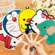 Quạt cầm tay cute nhiều hình ngộ nghĩnh 2250 GIAO HÀNG NHANH