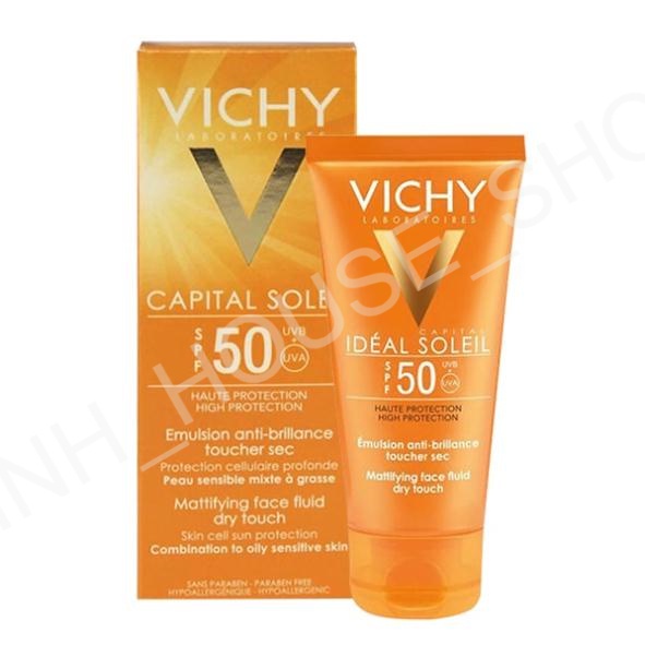 Kem Chống Nắng Vichy SPF 50 Ideal Soleil 50ml fullsize