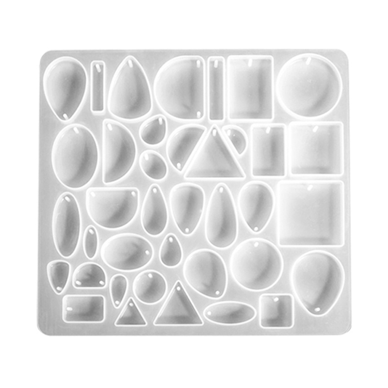 Khuôn Silicone Làm Mặt Trang Sức Nhựa Resin DIY