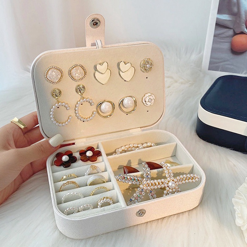 Hộp Đựng Trang Sức Bằng Da PU Sang Trọng
