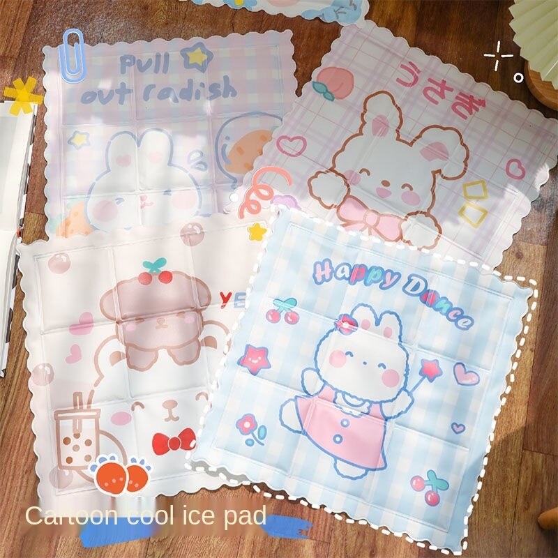 【Ready Stock】Household Ice Cushion Cartoon Ice Cushion Pet Pattern Gel Ice Cushion Car Cooling Cushion