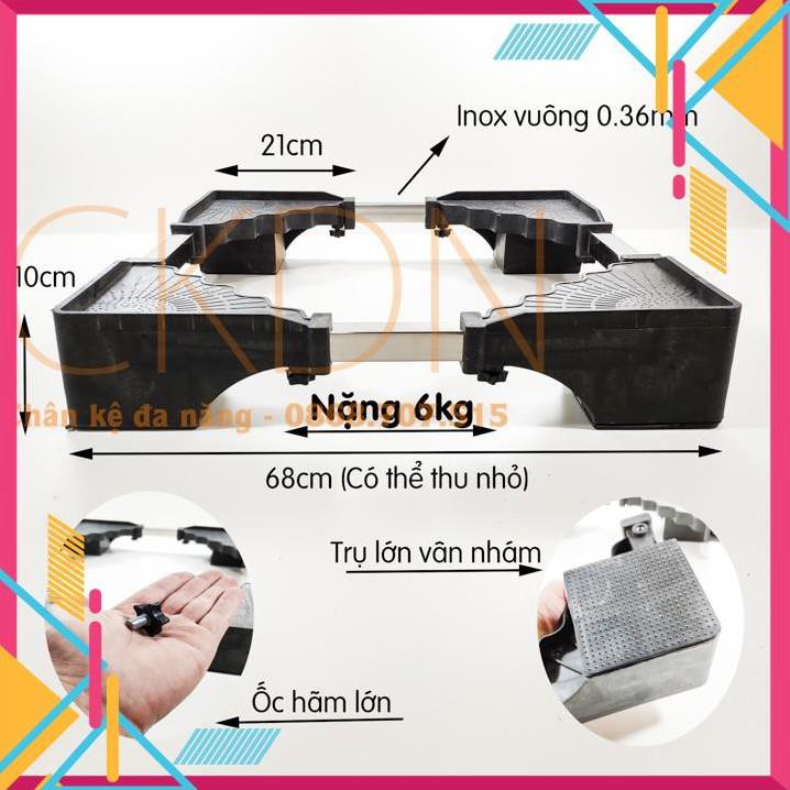 Chân máy giặt - Kệ máy giặt chống rung trụ bê tông Loại 1