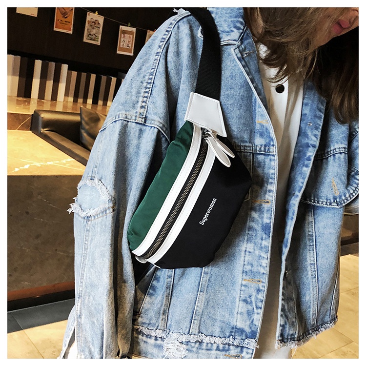 Túi Bao Tử Unisex Thể Thao Cá Tính Cao Cấp Kèm Móc Khoá Dễ Thương