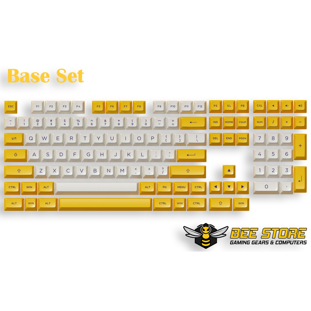 Bộ Keycap AKKO Los Angeles dành cho phím cơ (Chất liệu PBT DoubleShot, 158 nút)